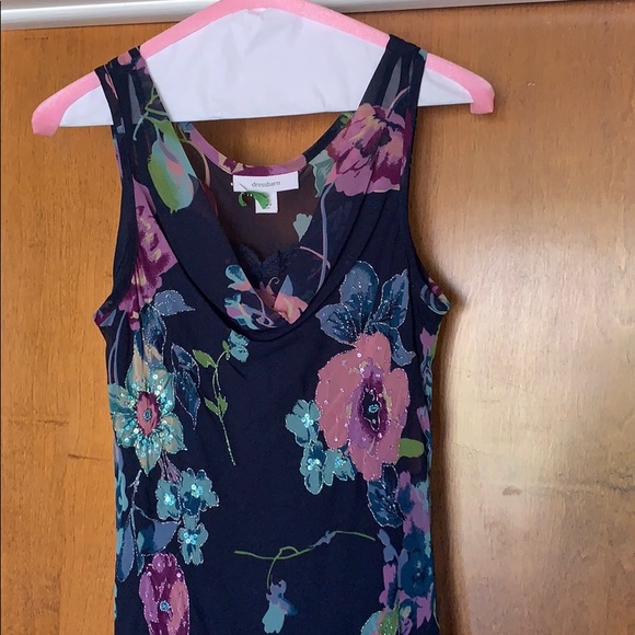 dressbarn Dresses & Skirts - Floral designed thick strap dress